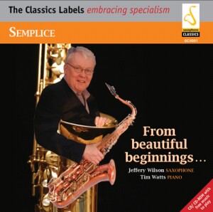 Semplice - 'From Beautiful Beginnings…' - J.Wilson, saxophone and T. Watts, piano-Piano and Saxophone-Instrumental  
