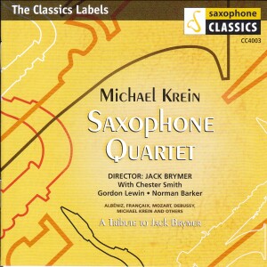 Michael Krein - Saxaphone Quartet - Jack Brymer-Saxophone-Instrumental  