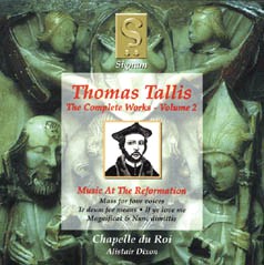 Thomas Tallis: The Complete Works - Vol. 2 - Music at the Reformation-Viola and Piano-Choral Collection  