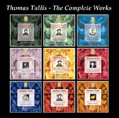 Thomas Tallis - The Complete Works - Boxed set of 9 volumes / Chapelle du Roi - directed by Alistair Dixon-Viola and Piano-Choral Collection  