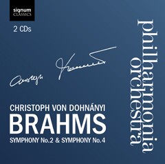 Brahms - Symphony No. 2 & Symphony No. 4 - Philharmonia Orchestra, Christoph Von Dohnányi, conductor-Orchestra-Orchestral Works  