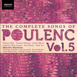 F. Poulenc -The Complete Songs, Vol. 5-Vocal and Piano-Vocal Collection  