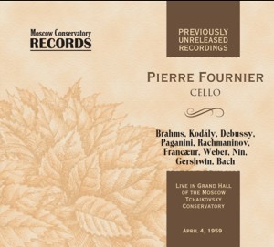 Pierre Fournier, cello - A. Dedyukhin, piano - Gershwin - Rachmaninov - Paganini - J.S. Bach etc...-Piano and Cello-Chamber Music  
