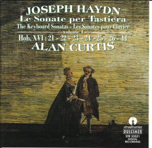 JOSEPH HAYDN - Le Sonate per Tastiera - Volume I - Hob. XVI: 21 - 22 - 23 - 24 - 25 - 26 - 44 ALAN  CURTIS-Klavír  
