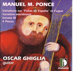 MANUEL M.PONCE - Guitar music vol.3 - OSCAR GHIGLIA-Guitar-Instrumental  