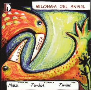 MINDOGA DEL ANGEL - PIAZZOLLA COREA-Piano and Saxophone-Jazz  