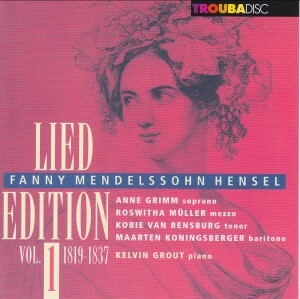 Fanny Mendelssohn-Hensel - Lied Edition Vol.1-Vocal and Piano-Vocal Collection  