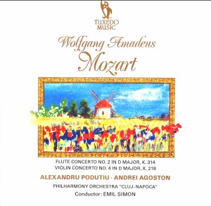 Mozart -  Flute concerto No 2 in D Major & Violin concerto No. 4 in D Major Emil Simon conductor-Flute-Instrumental  