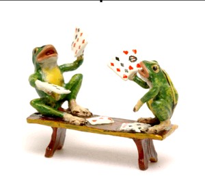 Frogs playing cards (Žáby hrají karty)-Viola and Piano  